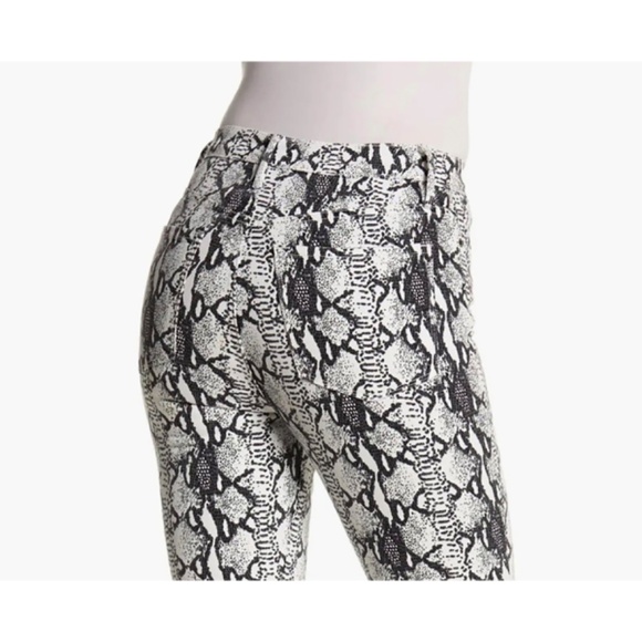 FRAME DENIM WOMEN NWT ALI HIGH RISE CIGARETTE PYTHON PRINT GRIS MULTI JEAN.SZ 27 - Picture 3 of 11